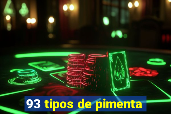 93 tipos de pimenta